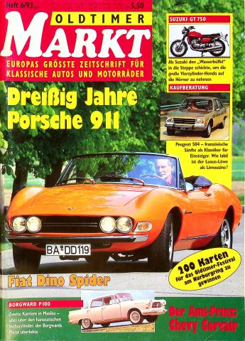Oldtimer Markt 06/1993 Oldtimer Markt 06/1993